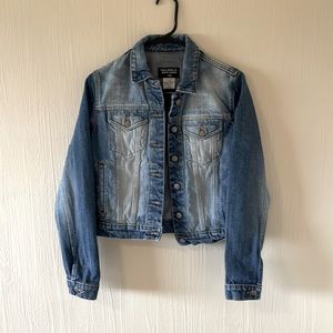 Polo Jeans Co Ralph Lauren Women’s Saturday Blue Denim Cropped Jean Jacket, S